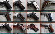 Накладки на рукоять (Colt 1911, Beretta и т.д.) - различные варианты